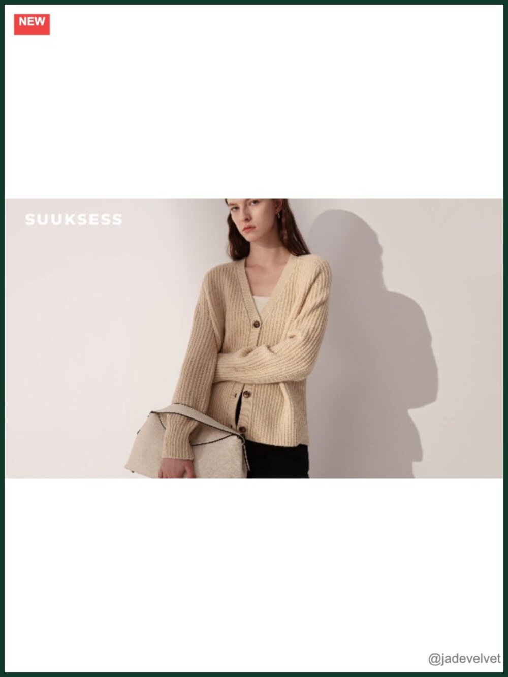 Women Long Sleeve Button Down Oversized Short Cardigan Fall Open Front Knit - Picture 7 of 7